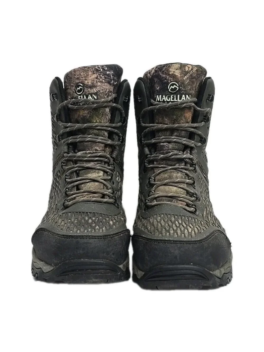 Men's Magellan Outdoors Pro Offroad Waterproof Boots Size 12D #163906 Mossy Oak - Picture 3 of 14